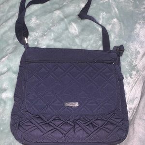 Vera Bradley navy blue purse